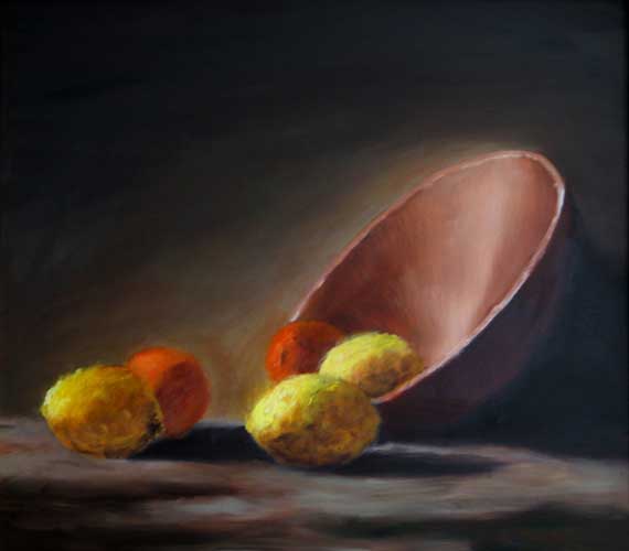 Spilled Fruit.